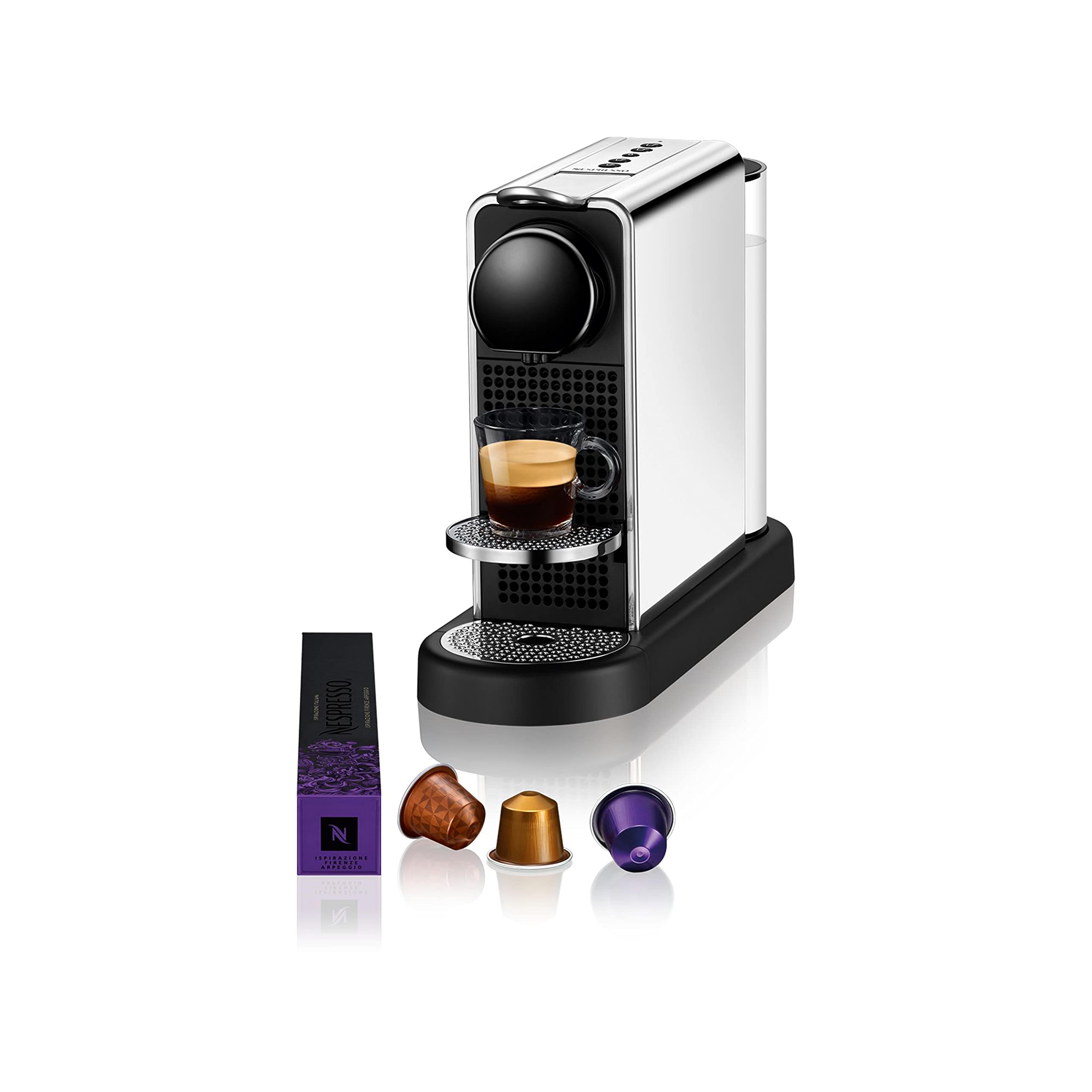 Nespresso C 140 Citiz Platinum, Paslanmaz Çelik Kahve Makinesi